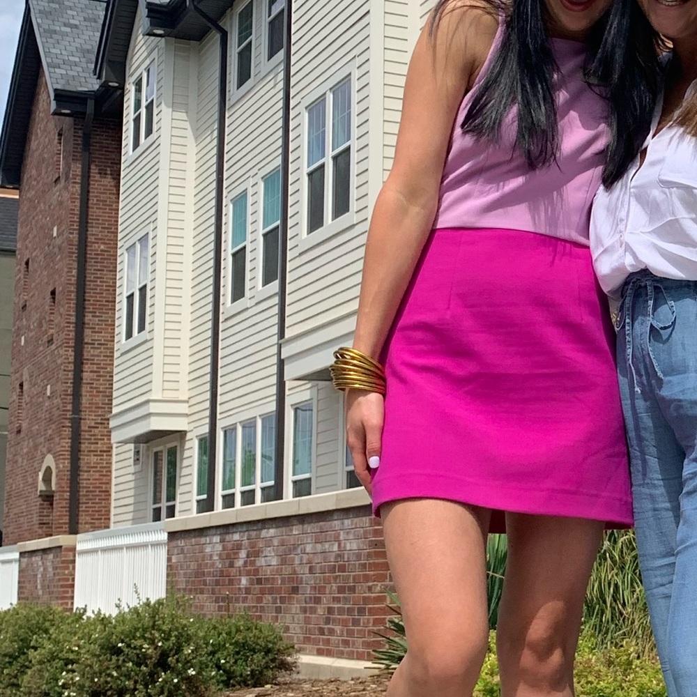 French Connection Color Block Mini Dress - Picture 2 of 3